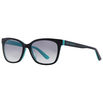 Calvin Klein Grey Gradient Oval Ladies Sunglasses CK18509SG 