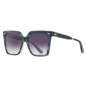 Smoke Gradient Square Ladies Sunglasses CK22534S 431 55