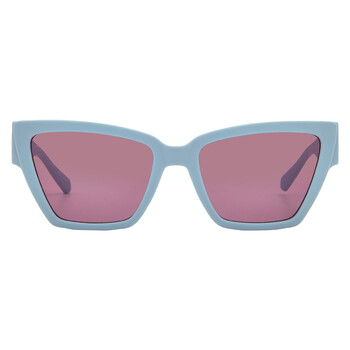 Burberry Blue Oval Ladies Sunglasses BE4390 408680 47  display picture 2