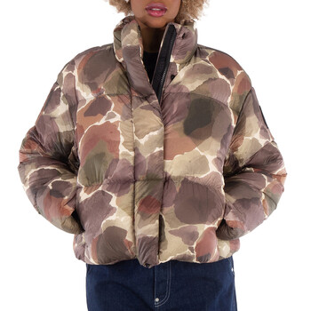 Burberry Rose-Print Fleece Reversible Jacket, Brand Size 06