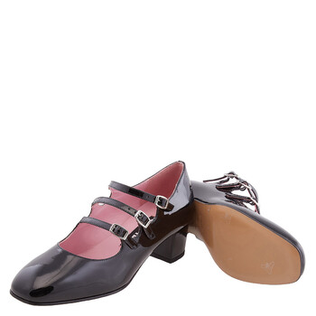 Kina Triple Strap Mary Jane Pumps