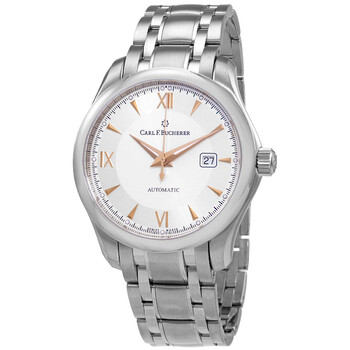 Manero Autodate Automatic Silver Dial Men's Watch 00.10915.08.15.21