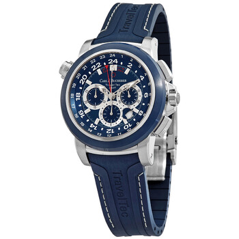 Patravi TravelTec Chronograph Automatic Blue Dial Men's Watch 00.10620.23.53.01