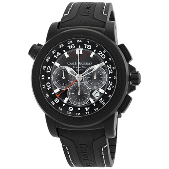 Patravi Traveltec Chronograph Automatic Chronometer Black Dial Men's Watch 00.10620.12.33.01
