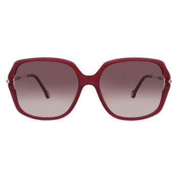 Carolina Herrera Brown Shaded Violet Square Ladies  display picture 1