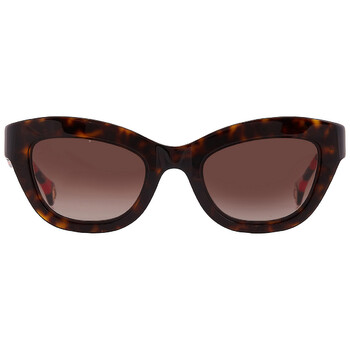 Philipp Plein Brown Gradient Butterfly Ladies Sunglasses  display picture 1
