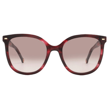 Burberry Eugenie Grey Gradient Butterfly Ladies Sunglasses
