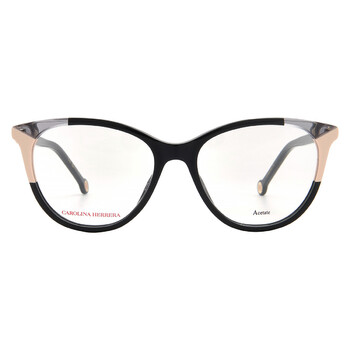 Carolina Herrera Demo Square Ladies Eyeglasses CH 0055 0DLN  display picture 3