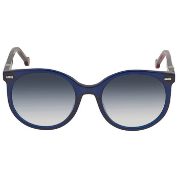 Gradient Blue Round Ladies Sunglasses CH 0046/S 0WOI 08 56