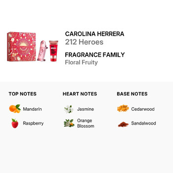 Ladies 212 Heroes 2.71 oz Gift Set Fragrances 8411061074855