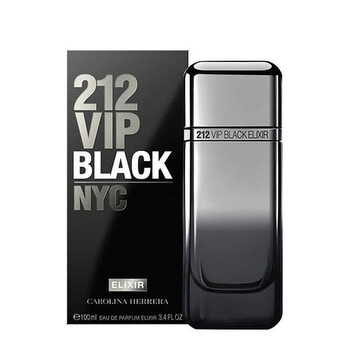 Carolina Herrera Men's 212 VIP Black Elixir EDP Spray 3.4 oz