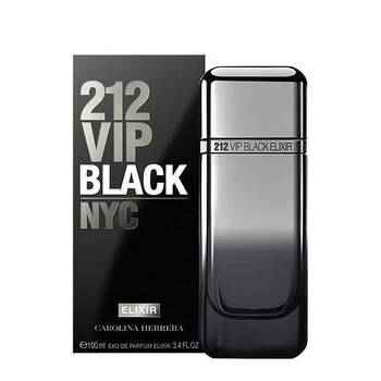 Men's 212 Vip Black Elixir EDP Spray 3.4 oz Fragrances 8411061105016