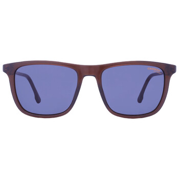 Blue Rectangular Men's Sunglasses CARRERA 261/S 009Q/KU 53
