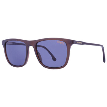 Blue Rectangular Men's Sunglasses CARRERA 261/S 009Q/KU 53