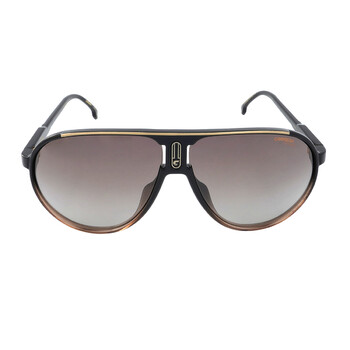 Ferrari sunglasses in matte gold metal with brown polarized lenses in Dark brown | Ferrari