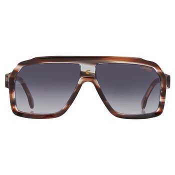 Carrera Red Framed Dark Grey Shaded Lens Sunglasses 1047 0C9A 9O main image 1