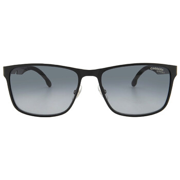 Grey Shaded Rectangular Unisex Sunglasses CARRERA 2037T/S 0807/9O 55