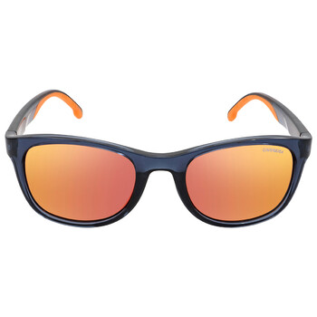 NWT Carrera CARRERA 8056/S-0900 Z0 Sunglasses CARRERA 8056/S 0900 Z0 Sunglasses Crystal Frame Blue Lenses  main image 4