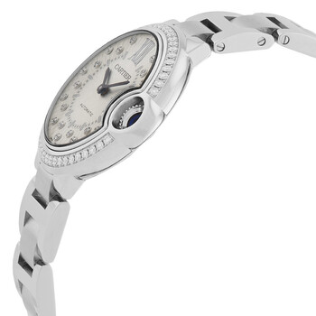 Ballon Bleu 33mm Automatic Diamond Silver Dial Ladies Watch W4BB0035