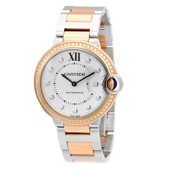 Ballon Bleu Automatic Diamond Silver Dial Ladies Watch W3BB0024