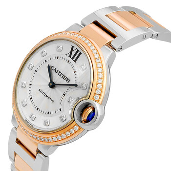 Ballon Bleu Automatic Diamond Silver Dial Ladies Watch W3BB0024