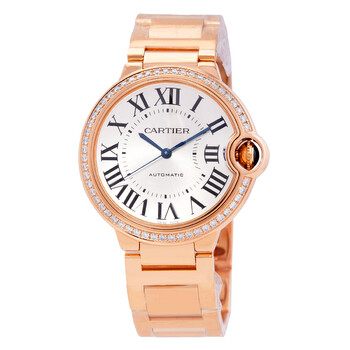 Ballon Bleu Automatic Diamond Silver Dial Ladies Watch WJBB0064