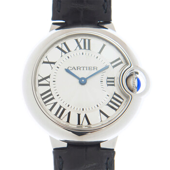 Ballon Bleu Quartz Silver Guilloche Dial Ladies Watch WSBB0034