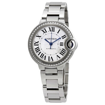 Ballon Bleu Silver Flinque Sunray Dial Ladies  Watch W4BB0016