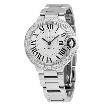 Ballon Bleu Silver guilloche Opaline Dial  Watch WE902065