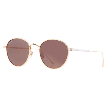 Brown Round Unisex Sunglasses CT0009S 005 53