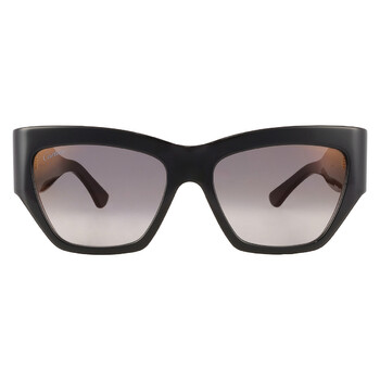 Cartier C Decor Green Multi Treatment Cat Eye Ladies Sunglasses