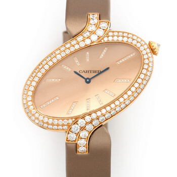 Delices Brushed Pink Gold Dial Ladies Watch WG800020