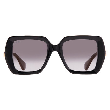 Cartier CT0547S-001 Sunglasses Black Grey Acetate Cartier CT0547S 001 Sunglasses Black Black Grey - eye-oo.com main image 3