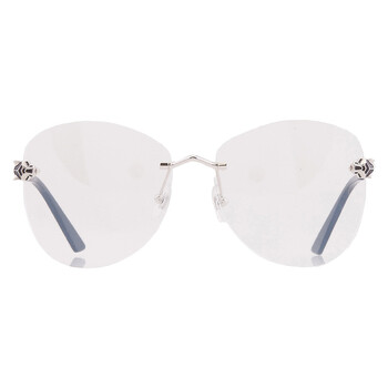 Panthere de Cartier Demo Butterfly Ladies Eyeglasses CT0418O 002 58