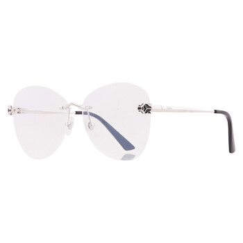 Panthere de Cartier Demo Butterfly Ladies Eyeglasses CT0418O 002 58