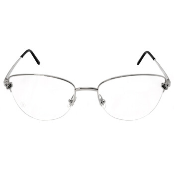 Panthere de Cartier Demo Cat Eye Ladies Eyeglasses CT0208O 002 55