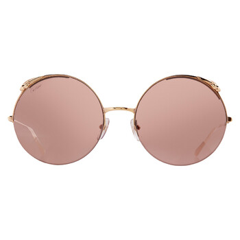 Cartier C de Cartier Red Round Ladies Sunglasses CT0274S 003 99