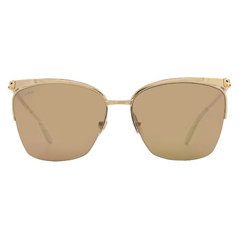 Panthere de Cartier Pink Cat Eye Ladies Sunglasses CT0124S 002 59