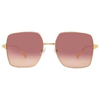Cartier Trinity Brown Gradient with Gold Flash Mirror Square