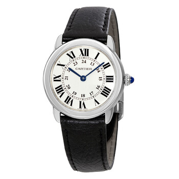 Cartier Ronde Solo Automatic Silver Opaline Dial Ladies Watch WSRN0021