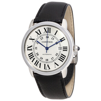 Cartier Ronde Solo Automatic Silver Opaline Dial Ladies Watch WSRN0021