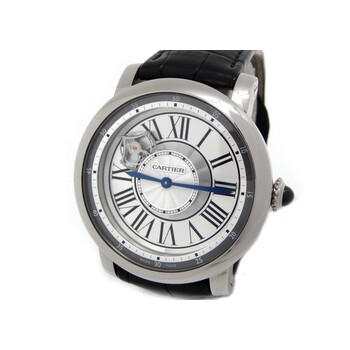 Rotonde de Cartier Astrotourbillon 18 kt White Gold Men's Watch W1556204