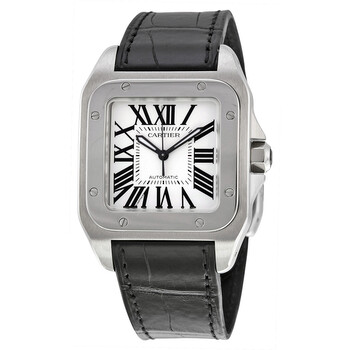 Santos 100 Stainless Steel Medium Watch W20106X8