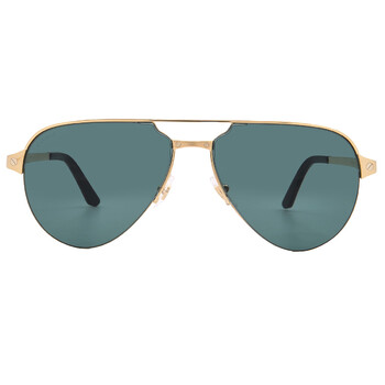 Santos De Cartier Green Pilot Sunglasses CT0386S 002 60