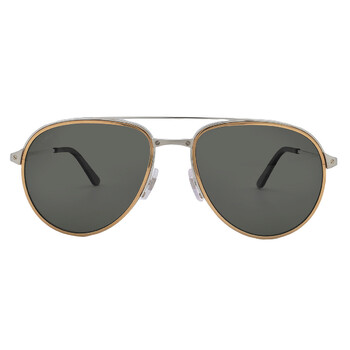 Cartier C de Cartier Bronze Mirror Pilot Unisex Sunglasses