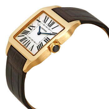 Santos Dumont 18kt Yellow Gold Ladies Watch W2009351