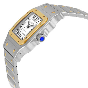 Santos Galbee 18kt Yellow Gold and Steel XL Men's Watch W20099C4