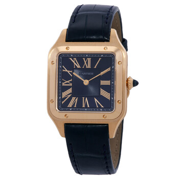 Santos-Dumont Large Model Quartz Blue Dial Watch WGSA0077