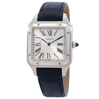 Cartier クオーツ Cartier Santos-Dumont Large Model Quartz Silver Dial Watch