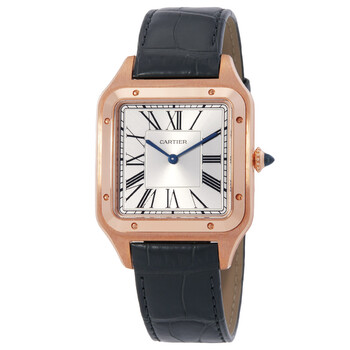 Santos-Dumont Silver Dial Men's Watch WGSA0032